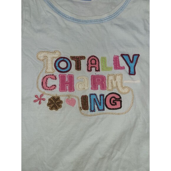 Maui Princess Size 6 Kids Juniors Girls Totally Charming 2000s Pastel Blue Shirt - Picture 4 of 7